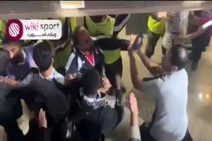 برخورد بادیگارد رونالدو با لیدر پرسپولیس+ فیلم